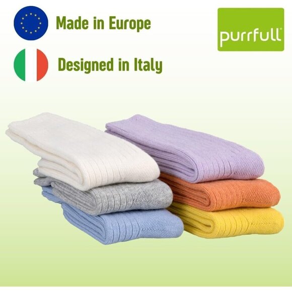 ⭐Women Giallo Winter Solid Socks Cashmere Socks Lady - Picture 6 of 9